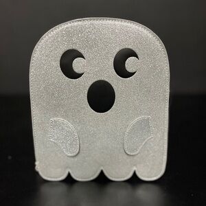 Silver Glitter Ghost Crossbody
